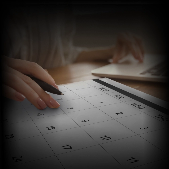 Pós consulta A data